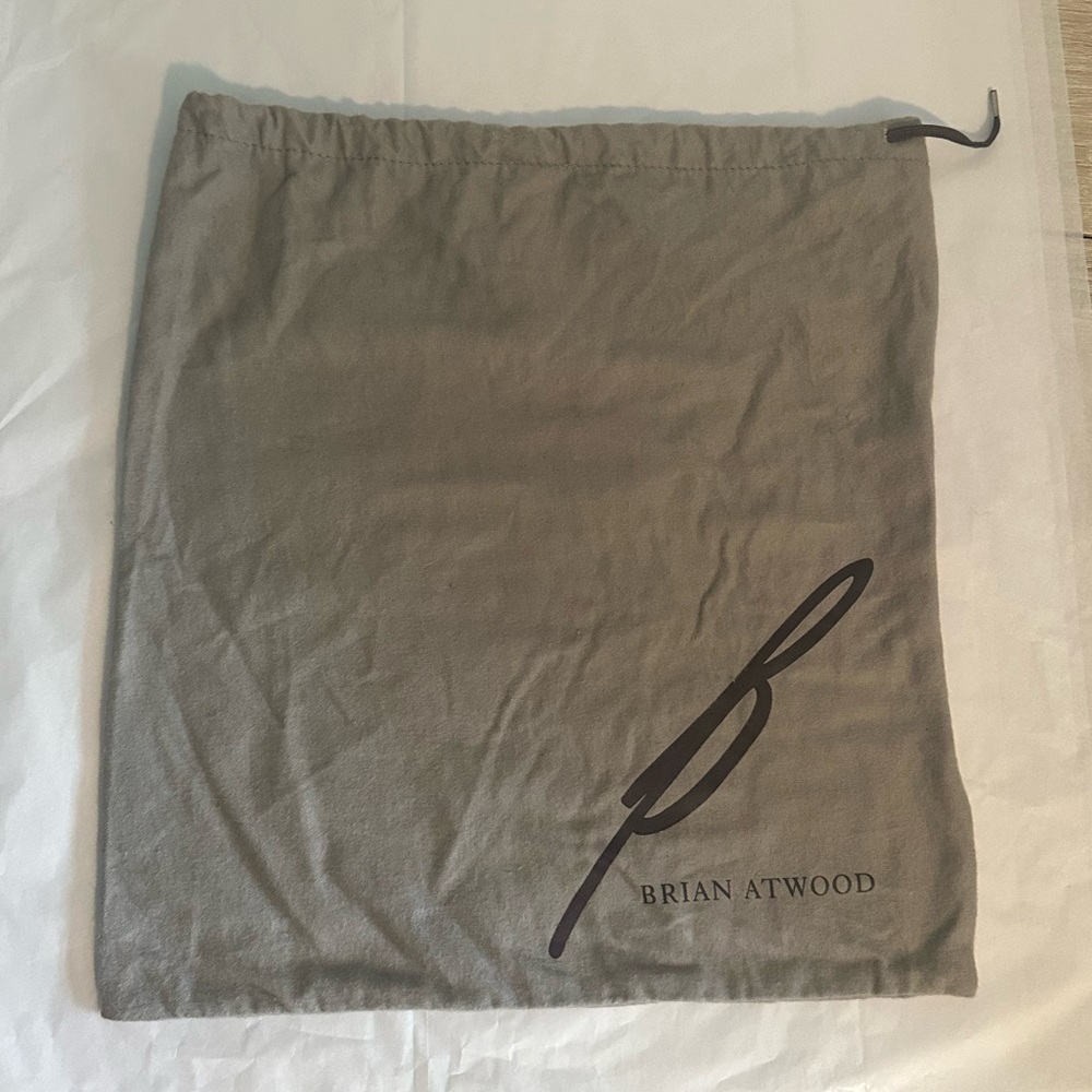 Brian Atwood dust bag